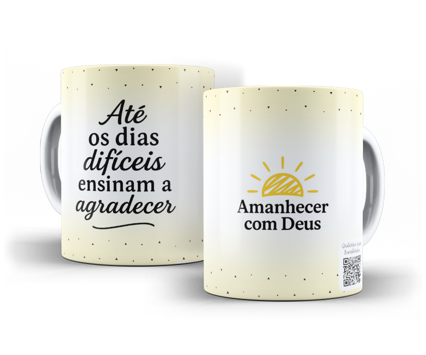 Estampa Amanhecer com Deus