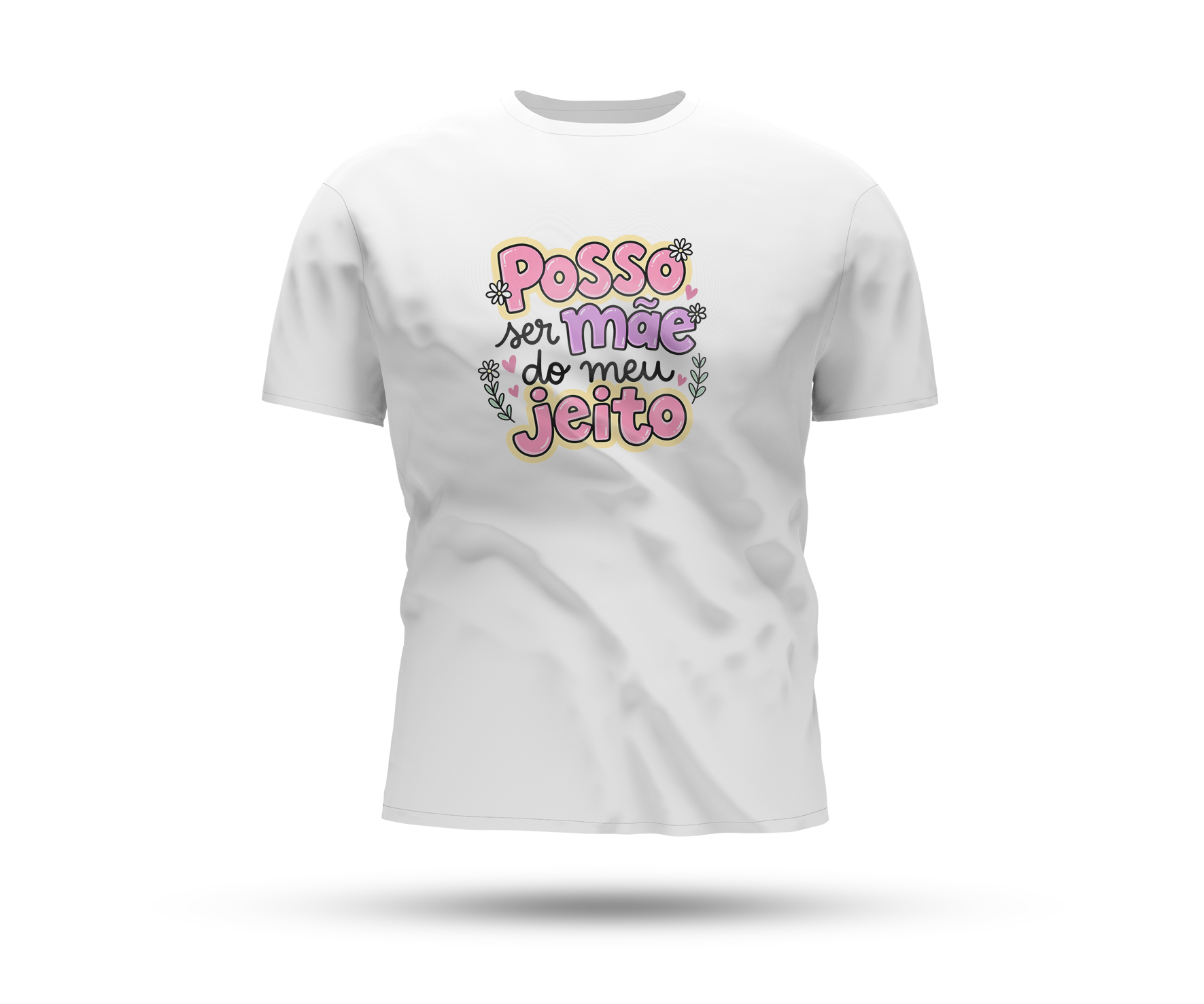 Camiseta Nasce Uma Mãe