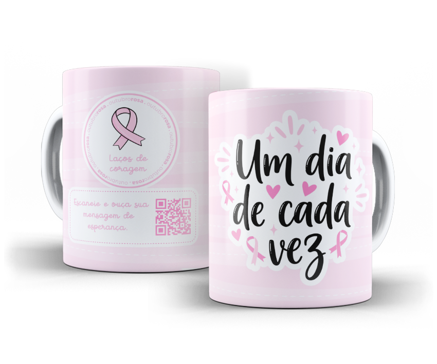 Estampa Outubro Rosa