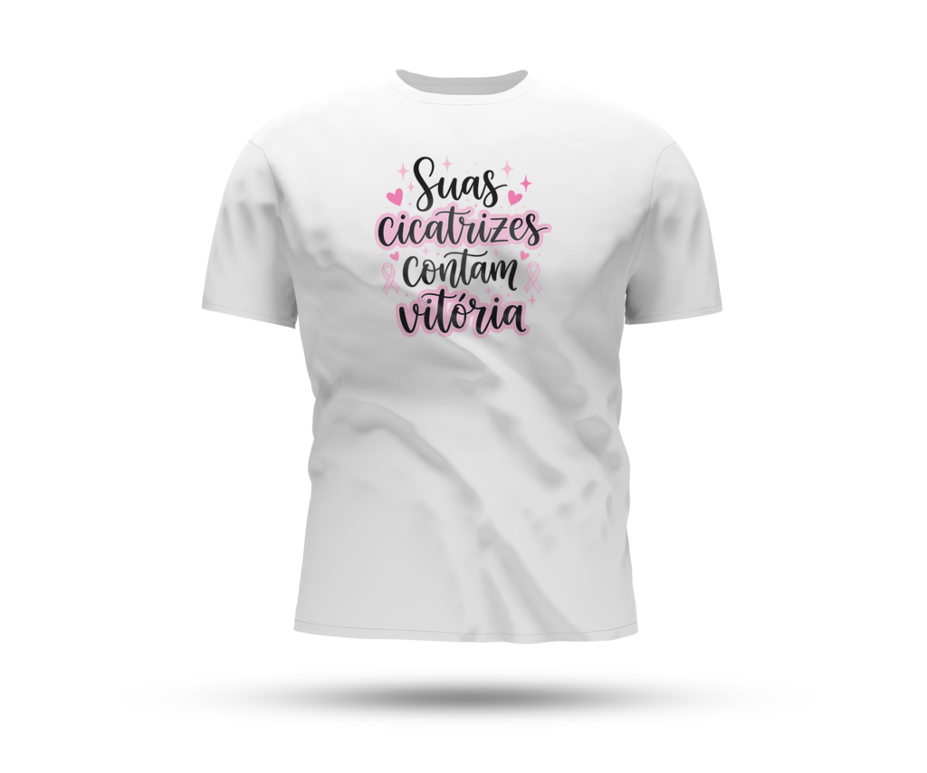 Estampa Outubro Rosa