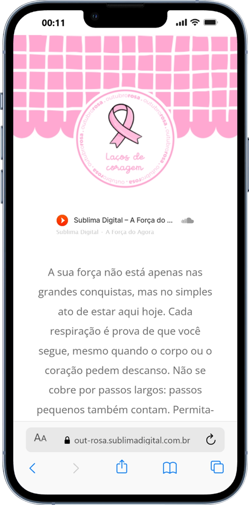 Prévia da Coleção Outubro Rosa