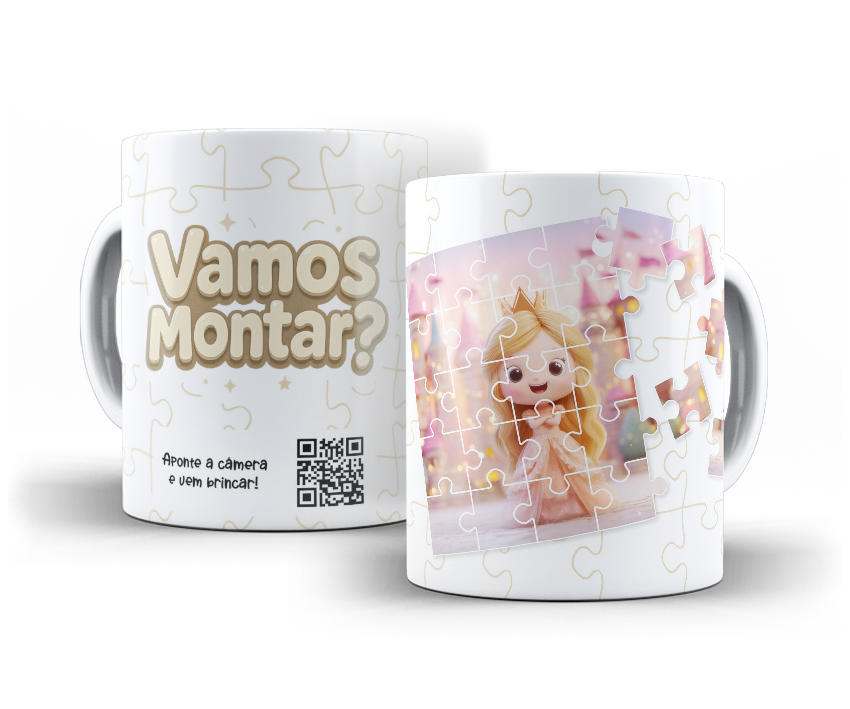 Estampa Quebra-Cabeça Infantil