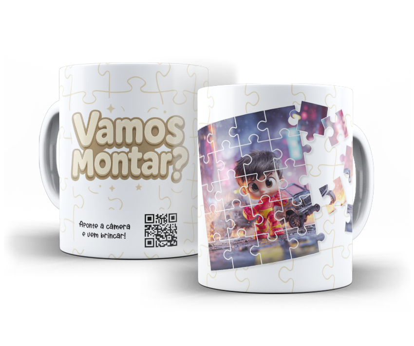 Estampa Quebra-Cabeça Infantil