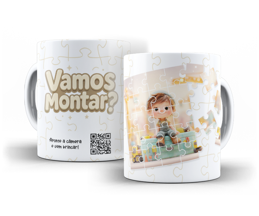 Estampa Quebra-Cabeça Infantil