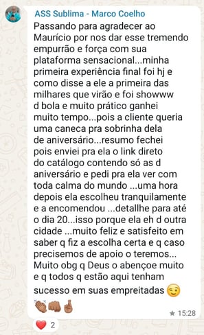 Depoimento Assinante