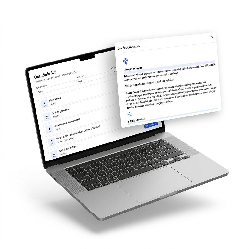 Calendário 365 MacBook 3D